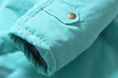 Parka informal de longitud media y larga con capucha