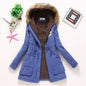 Parka informal de longitud media y larga con capucha