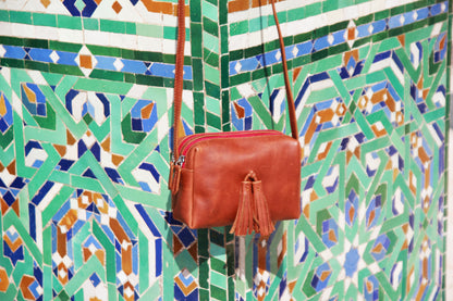Bolso de piel pequeño - Rikiki by MJ - Hecho a mano - Fabricado en Marruecos 