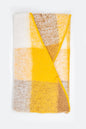 Bufanda en color beige y amarillo