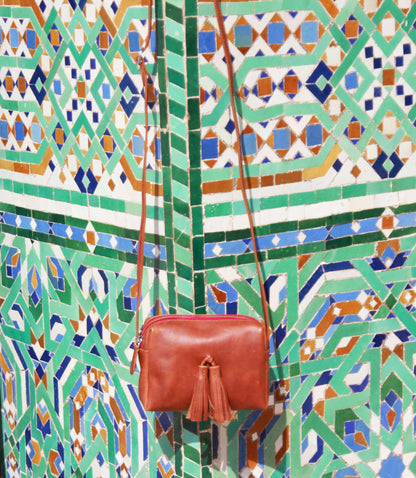 Bolso de piel pequeño - Rikiki by MJ - Hecho a mano - Fabricado en Marruecos 