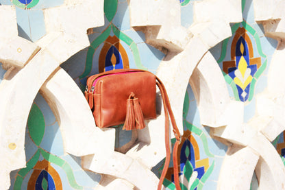 Bolso de piel pequeño - Rikiki by MJ - Hecho a mano - Fabricado en Marruecos 
